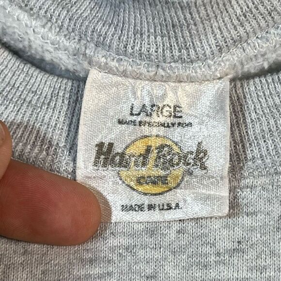 Vintage 90s Hard Rock Cafe Save The Planet Sweater - Picture 4 of 7